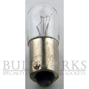 Lot of 10 Eiko 43 Miniature Lamps 2.5 Volt .5 Amp T3-1/4 Miniature Bayonet Base 